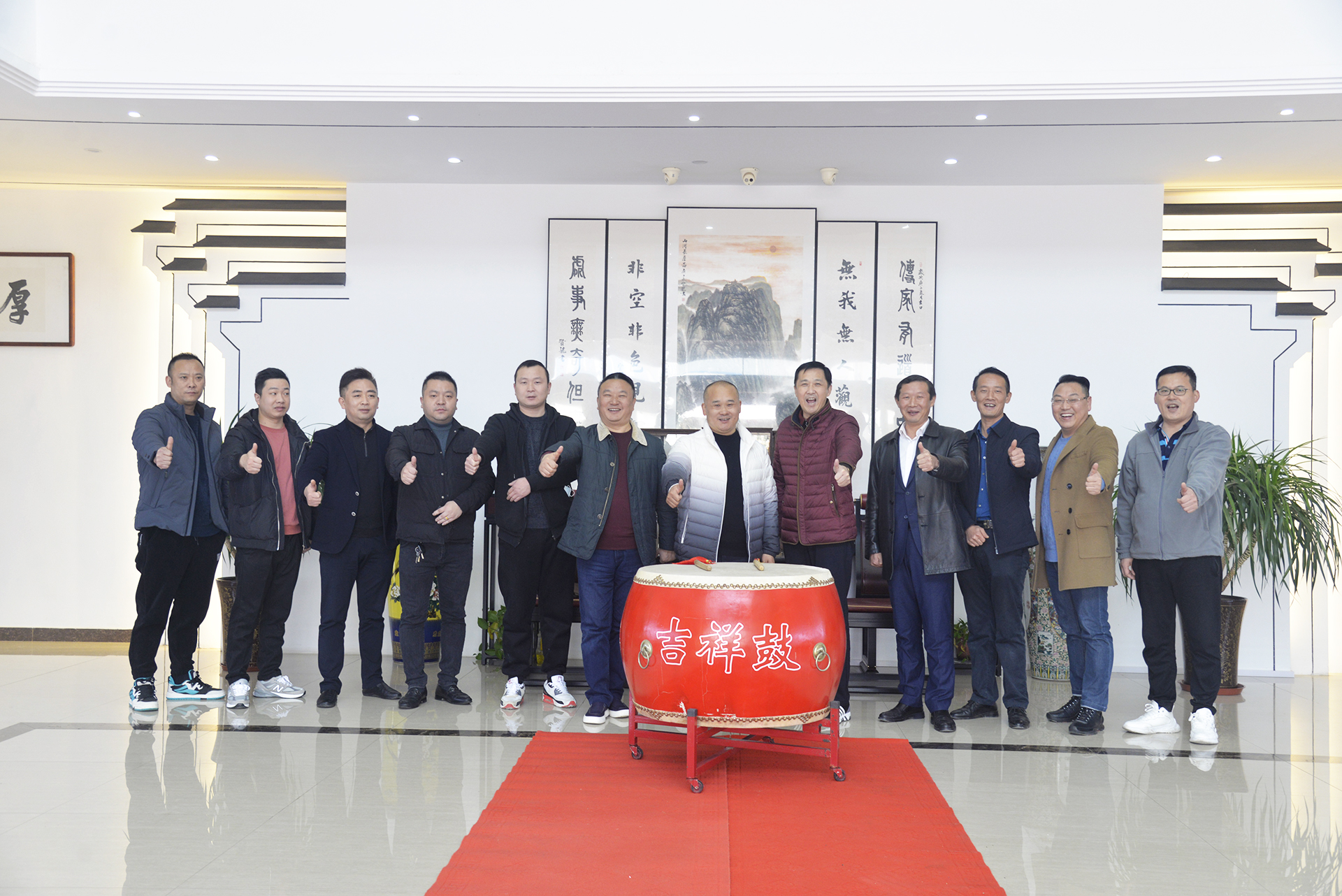 金湖县餐饮业商会会长张太明、盱眙县餐饮业商会会长叶玉明等一行莅临客道考察交流
